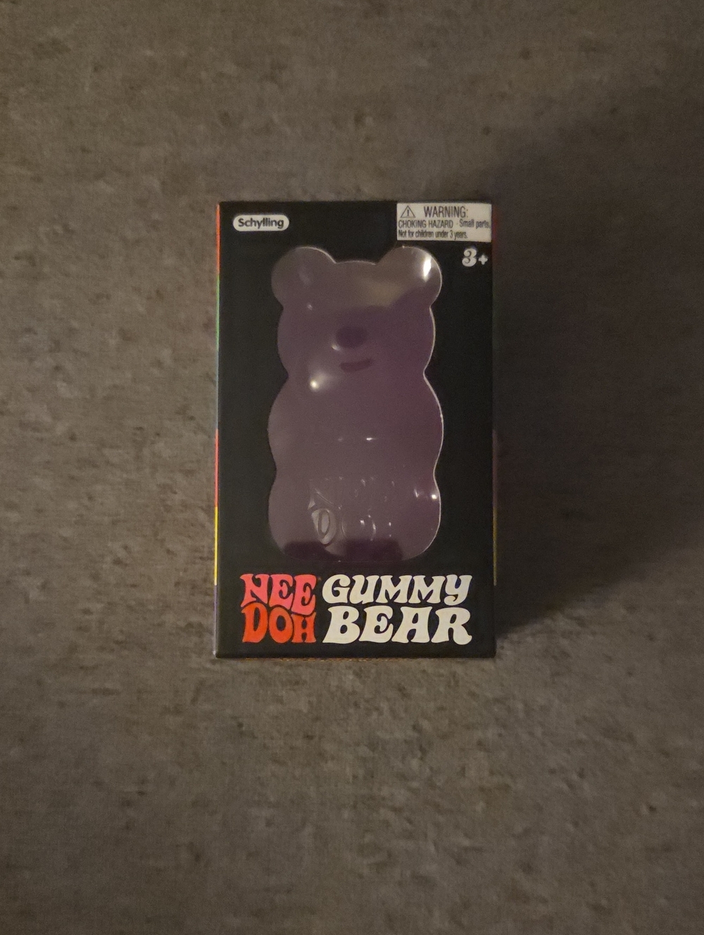 NeeDoh Gummy Bear Stress Toy Nee Doh Purple - Groovy Grape Schylling Squish